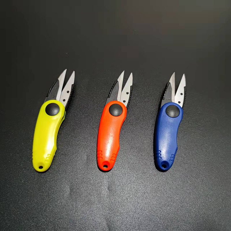 Fishing Line Cutter - ステンレス鋼の魚の使用はさみ,釣りアクセサリー,折りたたみ式,カットクリップ,釣り道具,b379