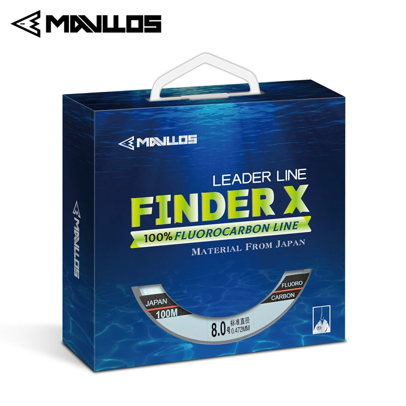 Fluorocarbon Line - Mavllos ファインダー X 100% フロロカーボン釣り糸 50/100