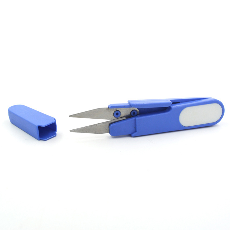 U 字型ミニ釣りはさみキャップ付きステンレス鋼ハンドルプライ - Fishing Line Cutter のレビューと価格