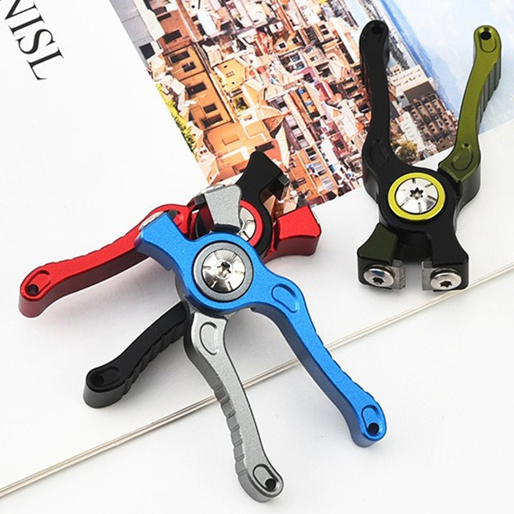 アルミ合金フィッシングプライヤーはさみゴールドブラックブルー - Fishing Line Cutter のレビューと価格
