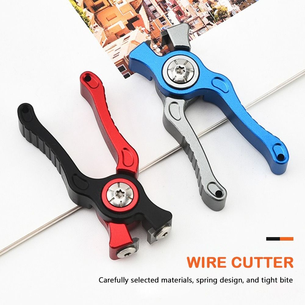 アルミ合金フィッシングプライヤーはさみゴールドブラックブルー - Fishing Line Cutter のレビューと価格