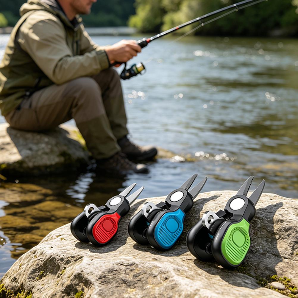 ポータブルステンレス鋼ルアーはさみ釣り糸PEラインカッター鋸 - Fishing Line Cutter のレビューと価格