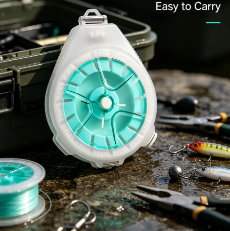 ホットセール 多機能カーボン製ライン収納ボックス 釣り糸巻き - Fishing Line Box のレビューと価格