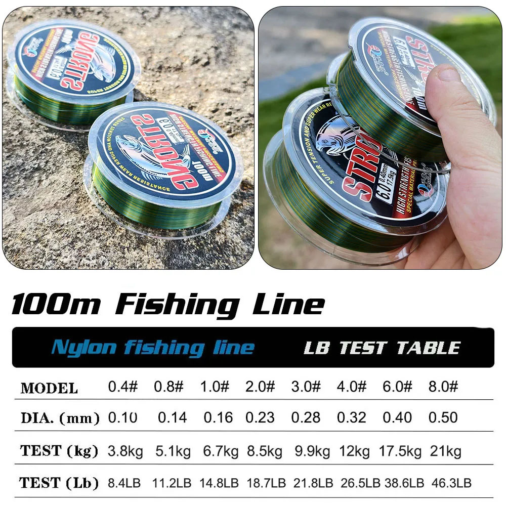 Limnoid100M フロロカーボンモノフィラメントライン - Fluorocarbon Line のレビューと価格
