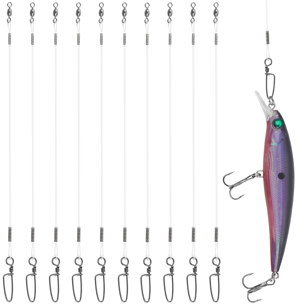 10 個フロロカーボン釣りリーダー 20LB-50LB フロ - Fluorocarbon Line のレビューと価格